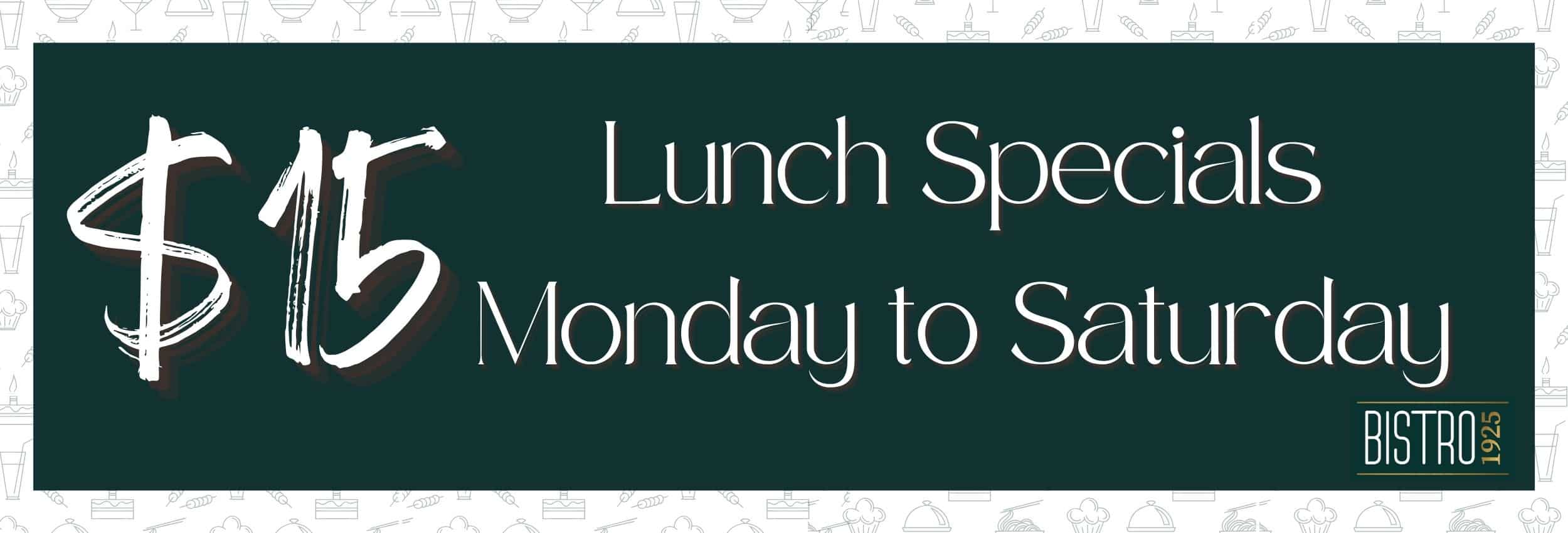 Bistro Lunch Specials