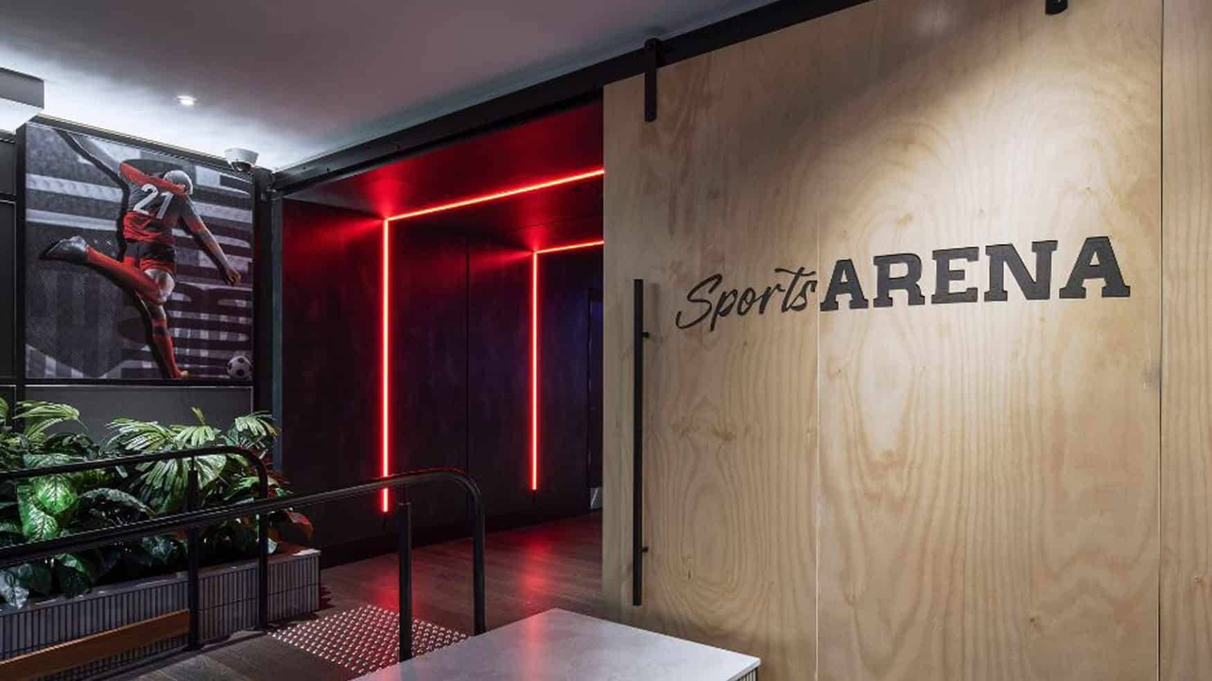 Sports Arena Entrance Signage