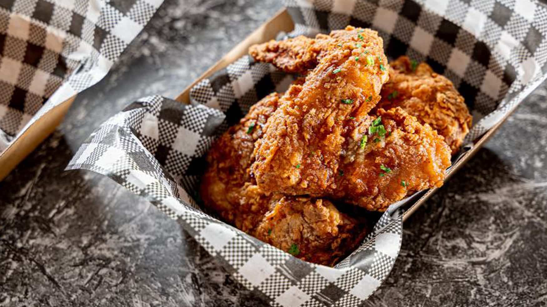 Crispy fried chicken