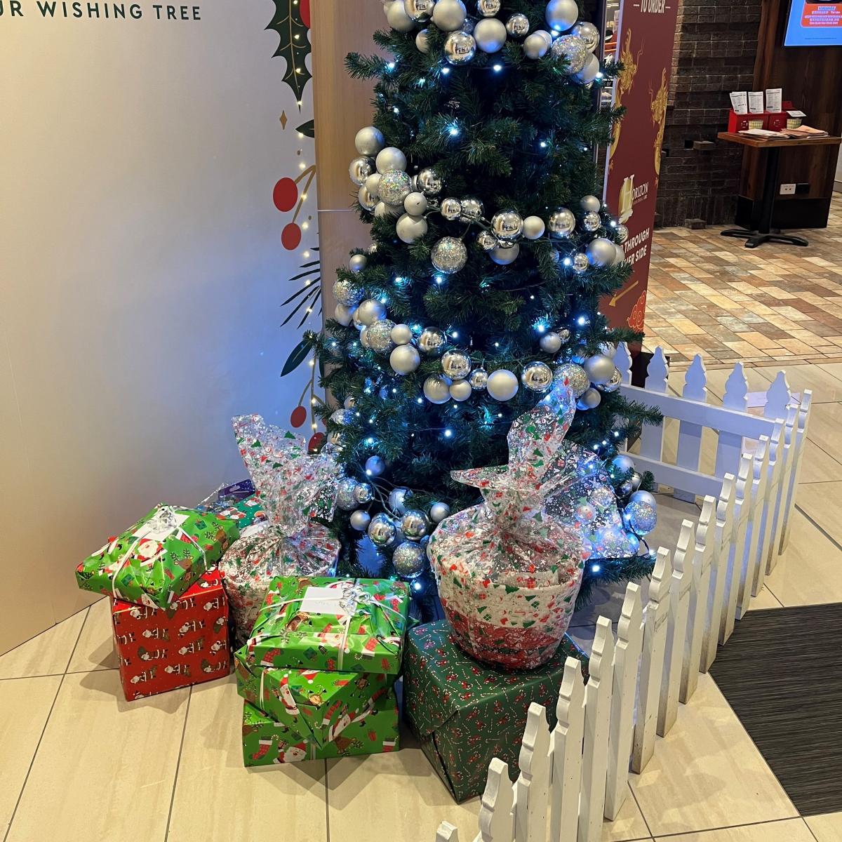 Wishing Tree and Christmas gift donations