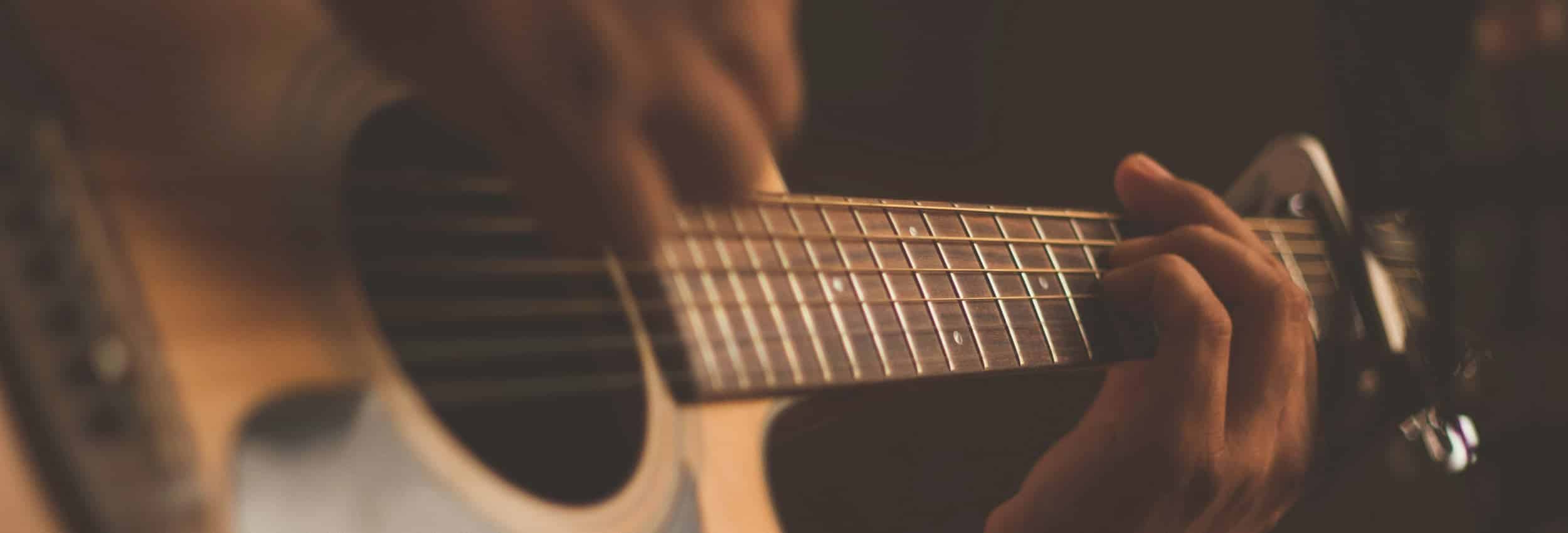 Guitarist performing
