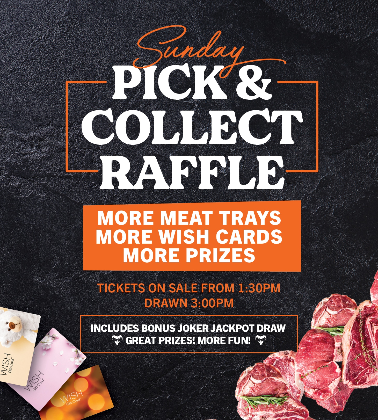 Sunday Pick & Collect Raffle
