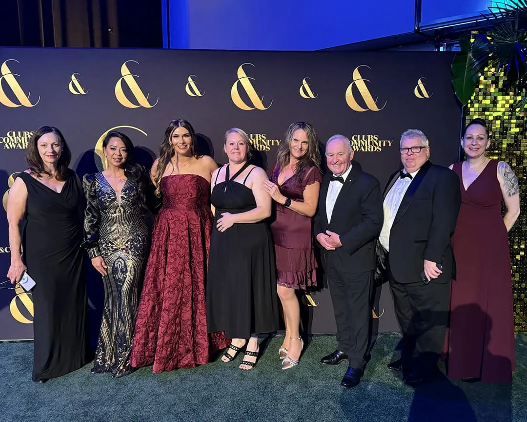 Cabravale Club Resort representatives attend the NSW Clubs & Community Awards 2024 at the ICC, celebrating community impact and social inclusion initiatives