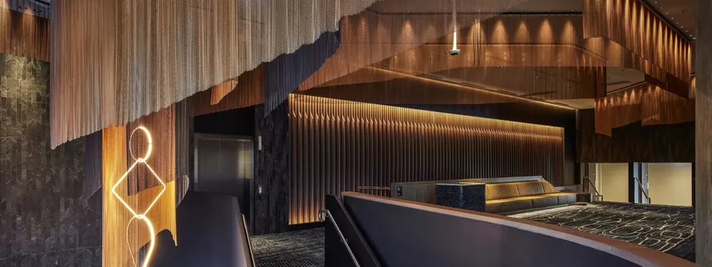 visual of the corporate function rooms in western sydney showing lighting options