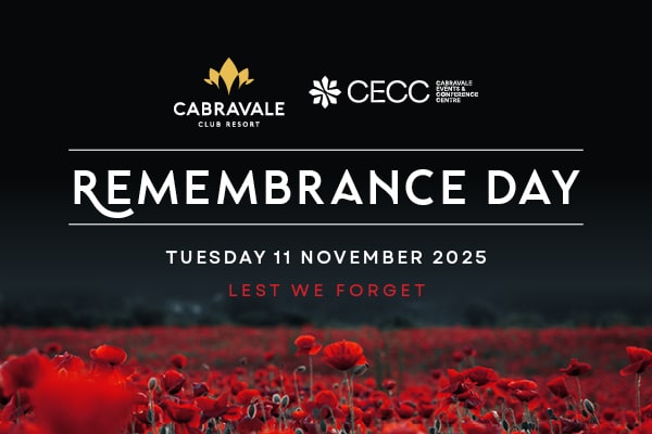 Remembrance Day 2025 commemoration graphic for Cabravale Community event