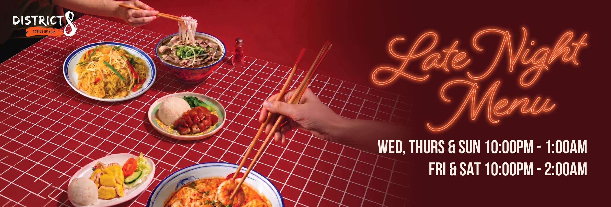Asian Late Night Menu September 2026 Web Banner