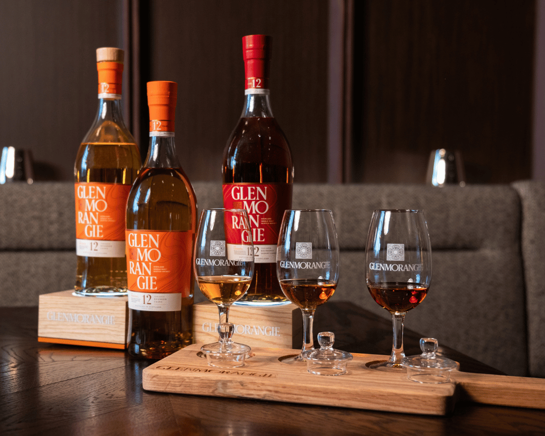 Glenmorangie whisky flight tasting at magma