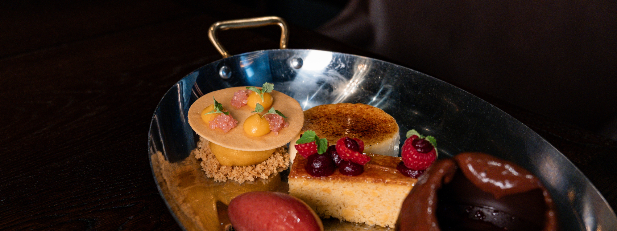 magma dessert platter