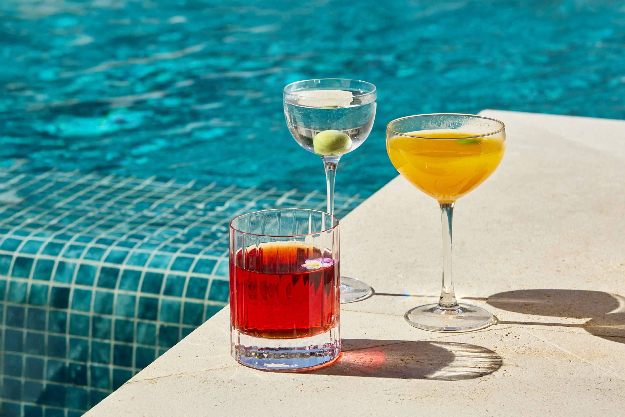 Solaire Pool cocktails