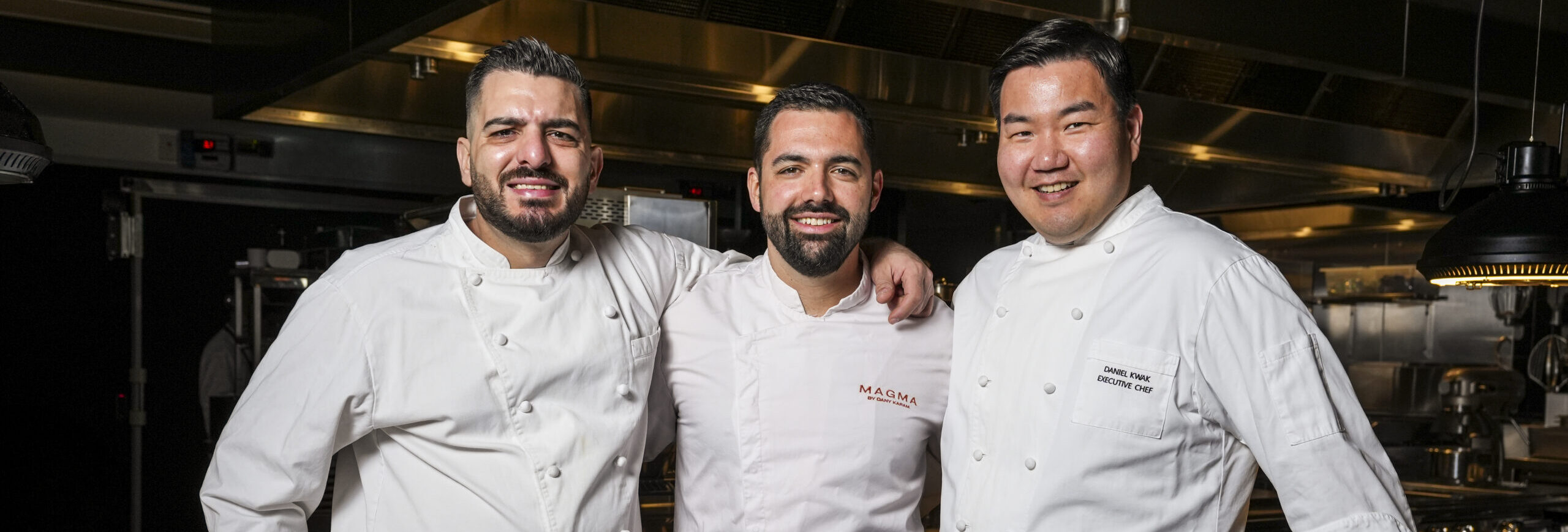 Chefs in the kitchen at Magma