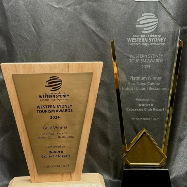 We’re beyond honoured to be named Platinum Winner – Restaurant of the Year at the 2025 Western Sydney Tourism Awards 🏆✨

A heartfelt thank you to our incredible community and valued customers. Your continued support has made this achievement possible. We’re so proud to represent Western Sydney and share our dining experience with you and win an award 2 years in a row!

#cabramatta #yourlocalclub #yourlocalclubnsw #canleyvale #District8 #cabravaleclubresort #foodie #asianflavours #AsianEats #Restaurantoftheyear #westernsydneytourism