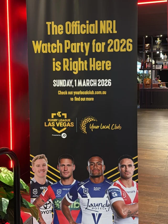 The NRL footy season starts now 🏈 

Watch all the Las Vegas action at @sportsarenacabravale - Knights vs Cowboys | Bulldogs vs Dragons

Best vibes, best screens, best crow! 

#CabravaleClubResort #YourPlaceToPlay #NRL2026 #WatchParty #nrllasvegas2026