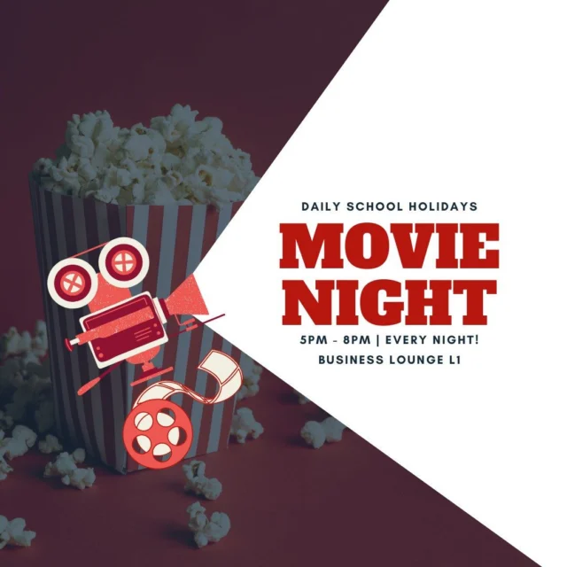 Lights down, snacks ready… it’s Movie Night at the Business Lounge 🎬✨

Join us these school holidays from 5–8pm for a relaxed evening the whole family will love. The perfect way to wind down after a day of fun.

#NovotelSydneyCabramatta #schoolholidays #MovieNight #EasterHoliday #FamilyStaycation #KidsMovieNight #visitwesternsydney