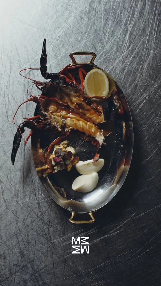 WA Marron, grilled over fire, with vadouvan butter, cauliflower, and a touch of pickled golden raisin.

#magma #danykaram #cabravale